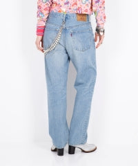 HYS Logo Straight Denim Pants