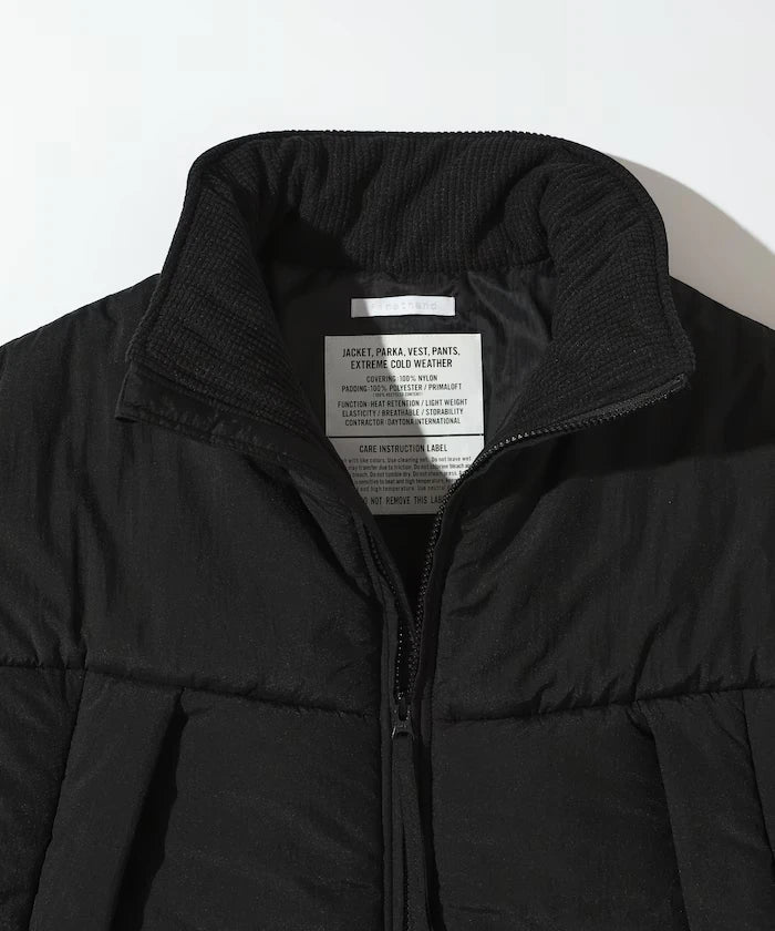 PRIMALOFT PUFF JACKET / Primaloft Stand Collar Puff Jacket / Insulated Blouson