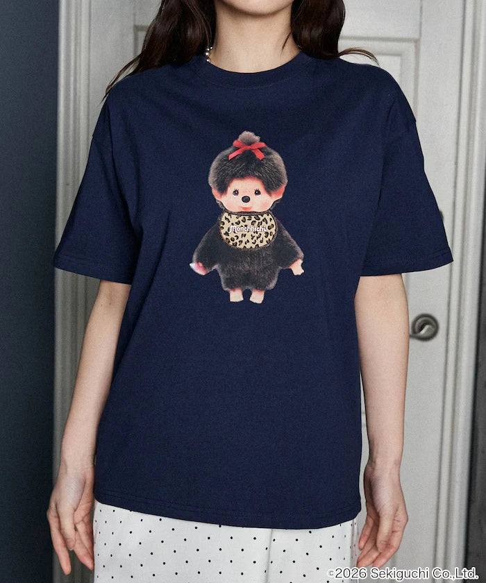 Monchhichi Mixed Material Docking T-Shirt Limited Edition