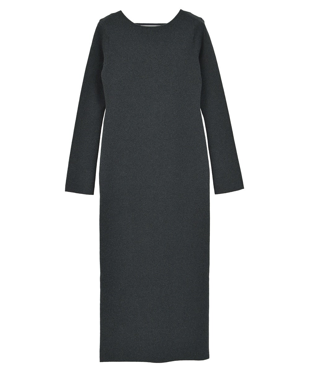 W FACE POWER SHOULDER KNIT ONEPIECE