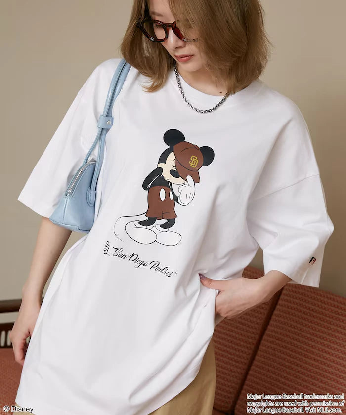 MLB/MICKEY MOUSE/Exclusive Print T-Shirt Limited Release