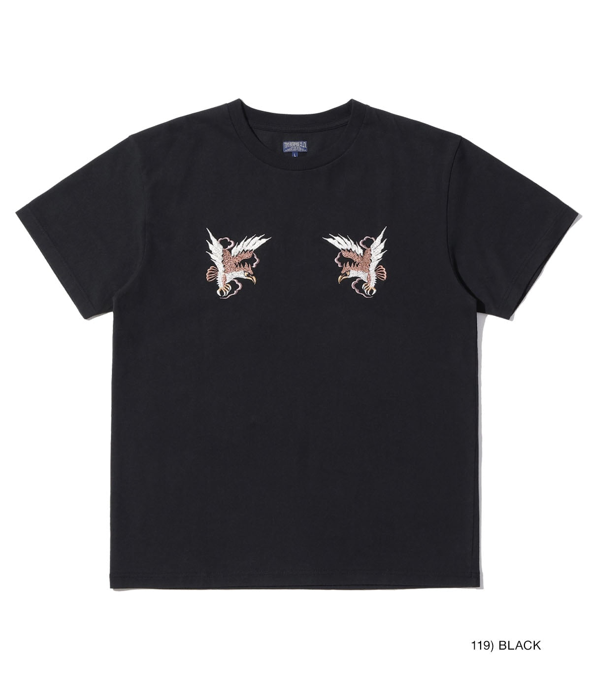 SUKA T-SHIRT EMBROIDERED “EAGLE & Mt. FUJI”