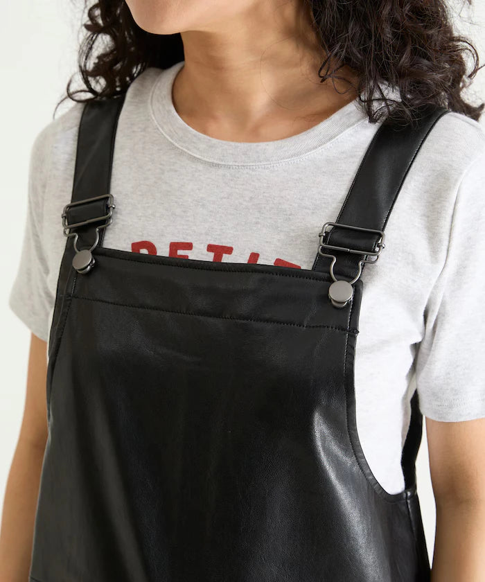 Leatherette Overalls