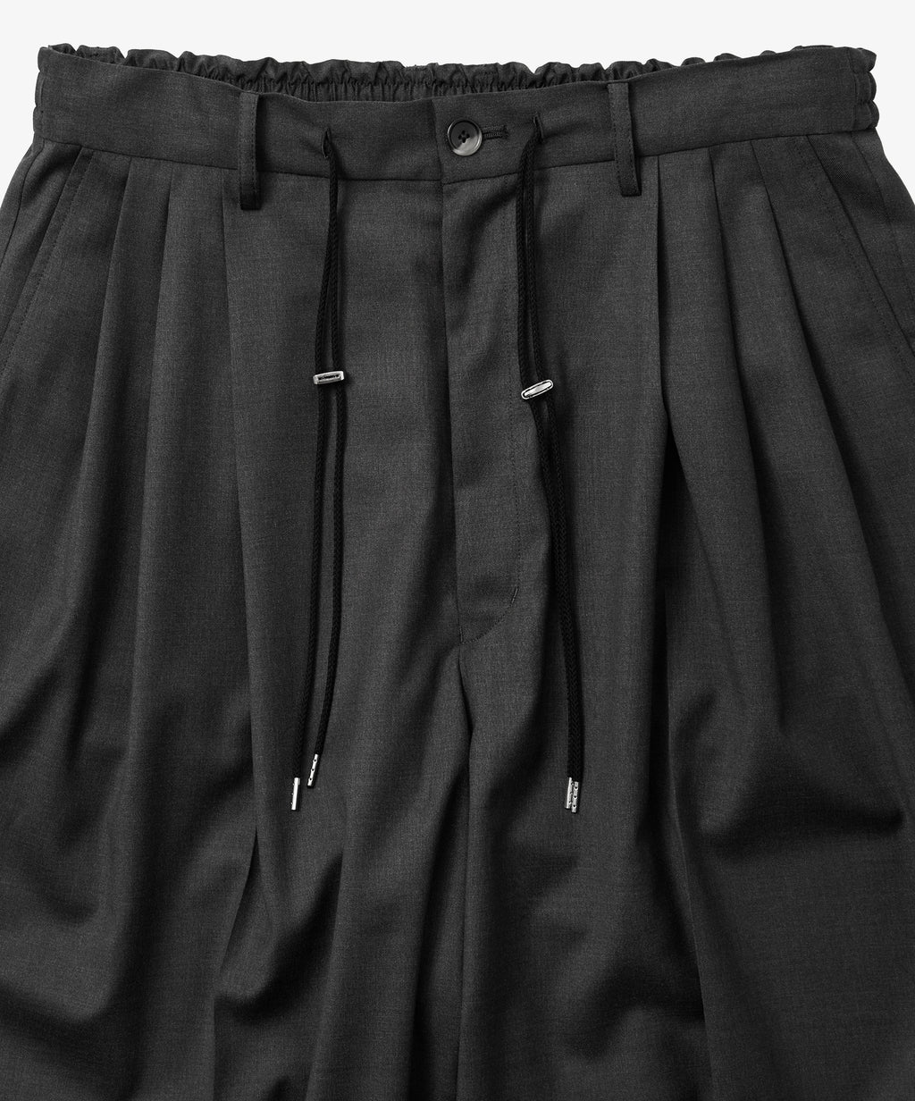 pantalon circulaire shorts loro piana anthracite