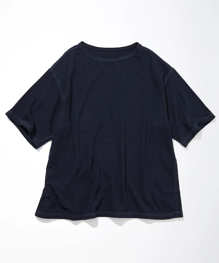 Boat Neck French Terry T-Shirt