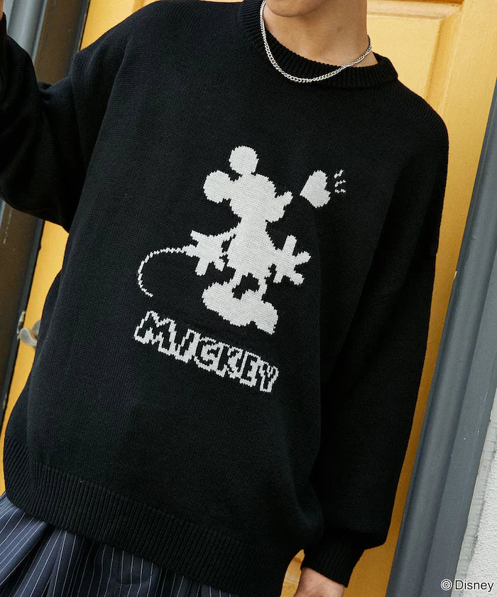 Limited Edition 'DISNEY MICKEY MOUSE' SHADOW KNIT