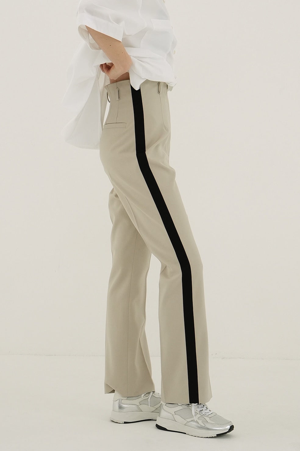 HIGH WAIST SIDE LINE PANTS