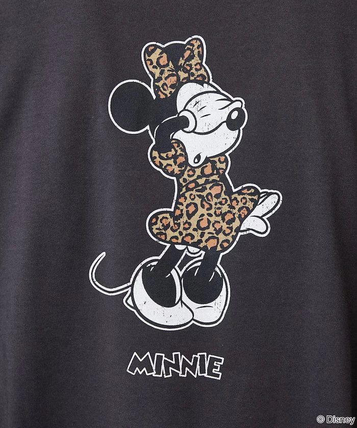 <Functional Material>Mickey Mouse & Minnie Mouse/Face T-Shirt Limited Edition