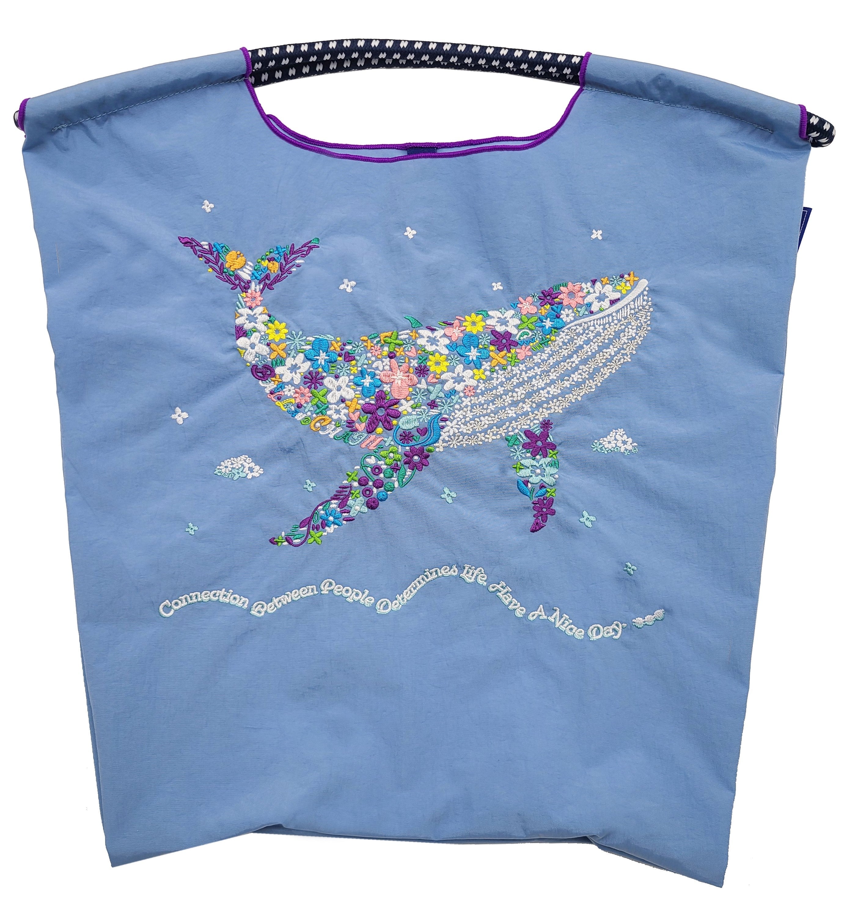 F.Whale(Flower Pattern Whale)M#74 Z/BLUE-301054