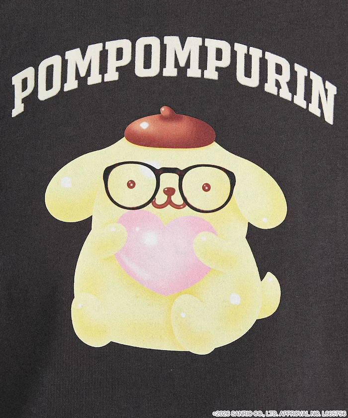"SANRIO CHARACTERS" College Style Printed T-Shirt Limited Edition