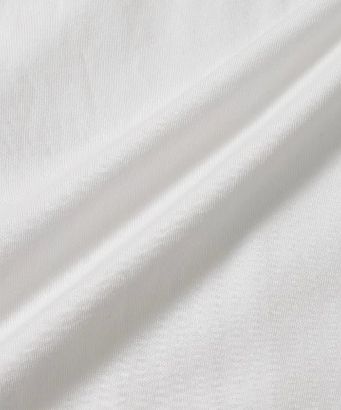 Organic Cotton One Point Animal Embroidery T-Shirt