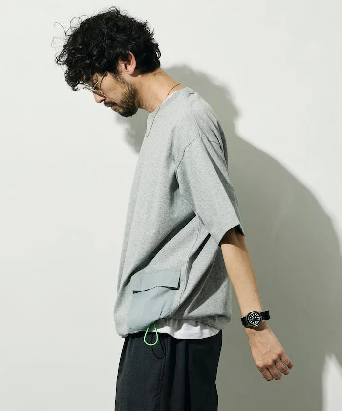 6 Ounce Side Pocket Spindle Short Sleeve T-Shirt / Big Silhouette