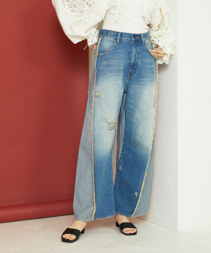 Colorful Curve Denim
