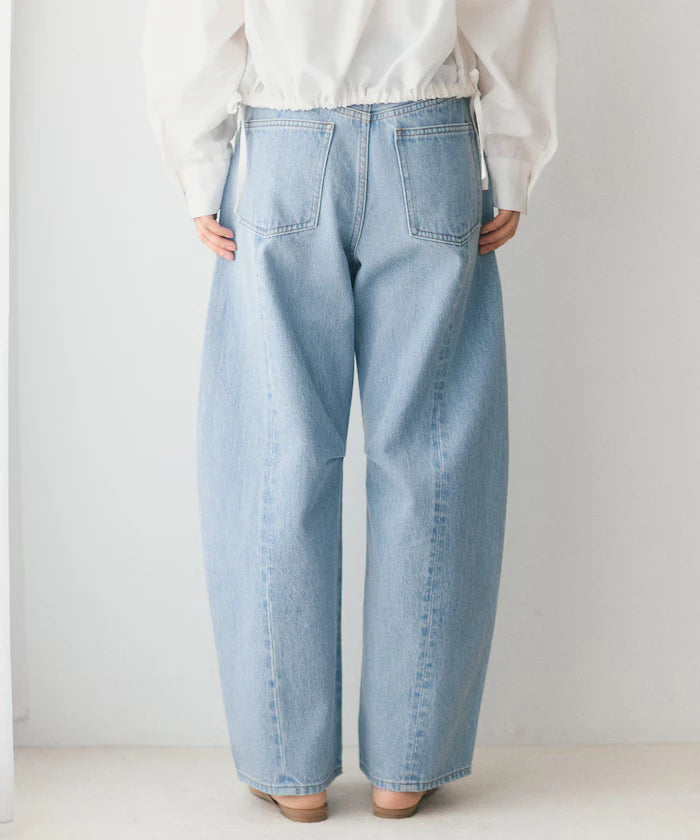 Side Fringe Curve Denim