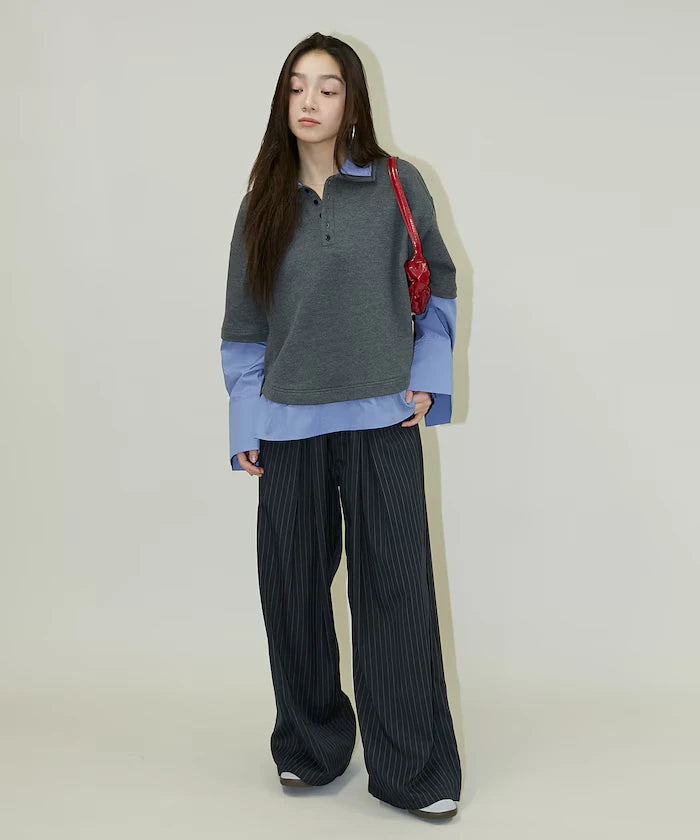 Shirt Layered Polo Top Limited Edition