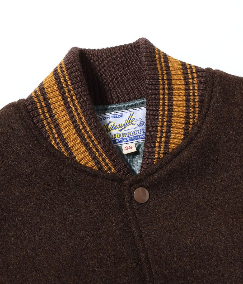 30oz. WOOL MELTON AWARD JACKET “SOLID”