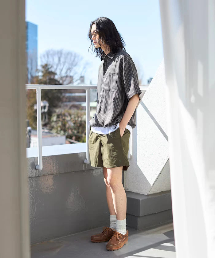 Nylon Short Length Baggy Shorts