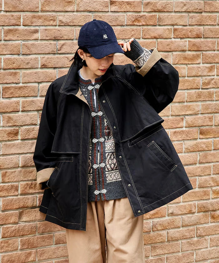 Multiway Boa Vest Coat