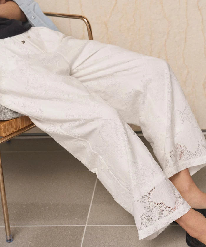 Panel Lace Easy Pants / Compatible with Setup - February 12, 12:00 Release
