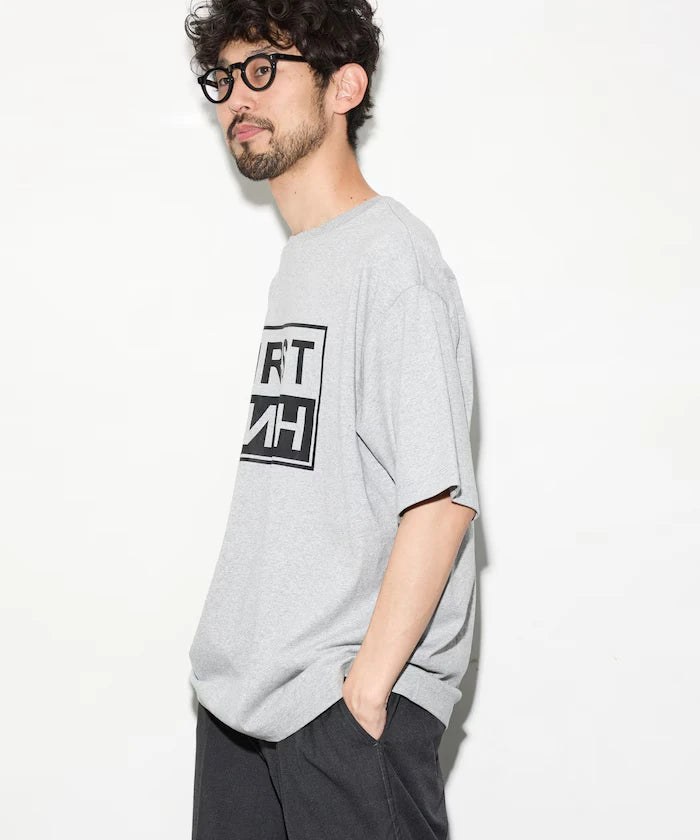6 Ounce Front Logo Print Crew Neck T-Shirt / Print T-Shirt PRINT TWO-TIER BOX