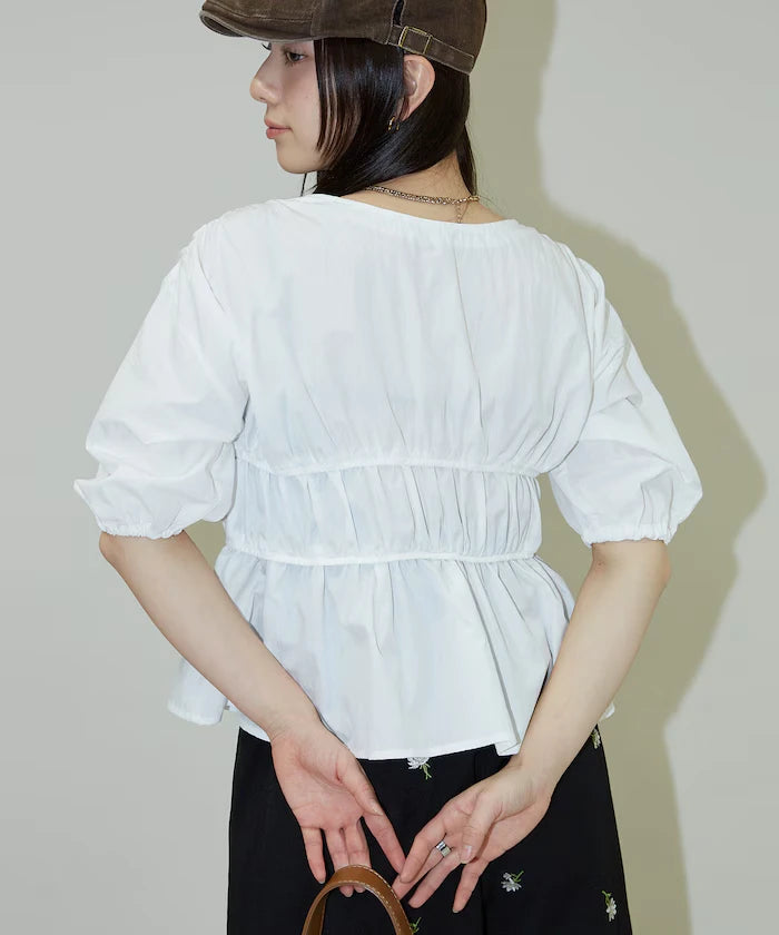 2WAY Shirring Blouse Limited Edition