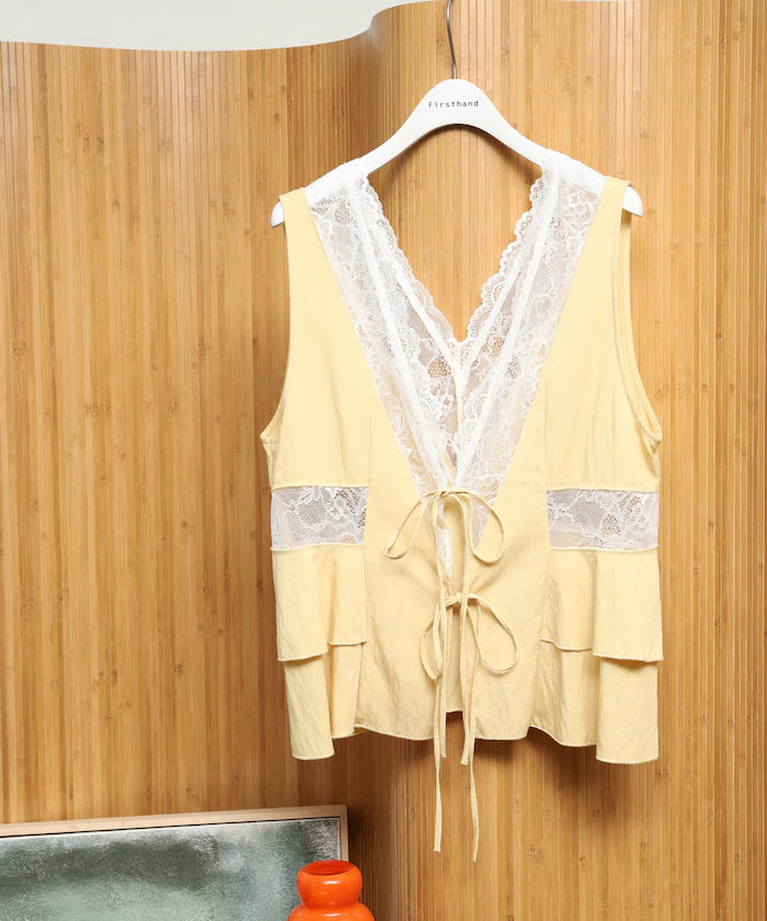 Switch Race Vintage Satin Ribbon Vest [Limited Release]
