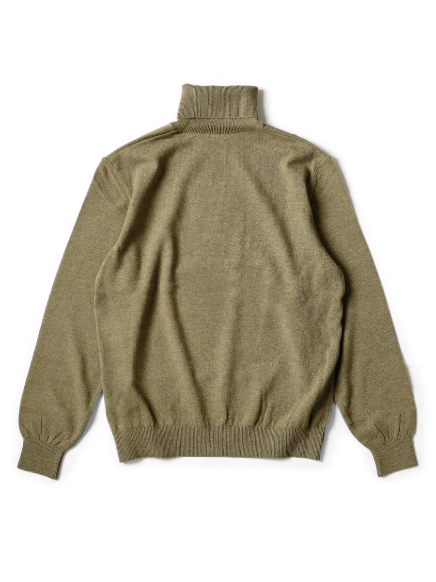 12G Wool High Neck Sweater (Lady Blue...)