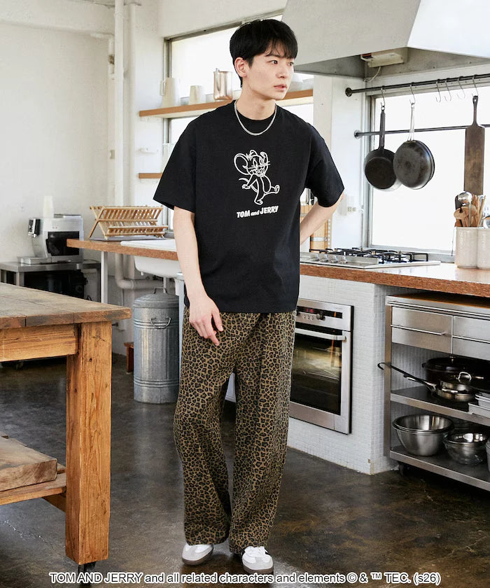 <Functional Material> TOM AND JERRY Graphic T-Shirt Limited Edition