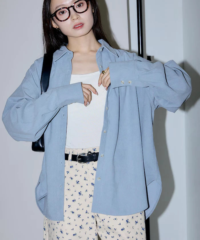 Big Silhouette Corduroy Shirt