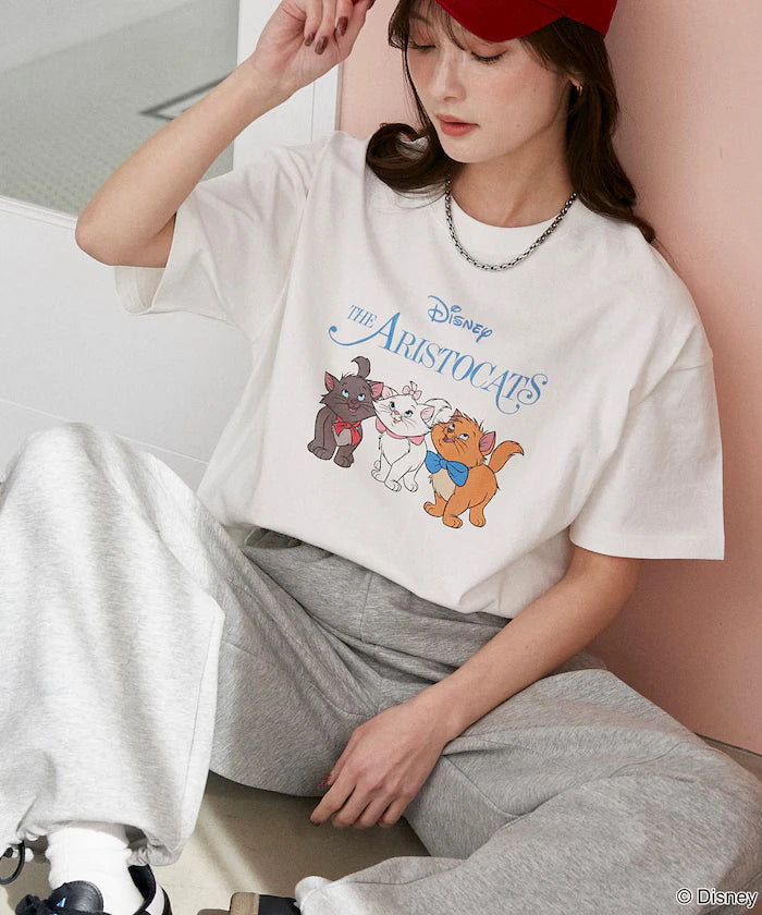 Disney Marie/Disney Marie/Print T-Shirt Limited Edition