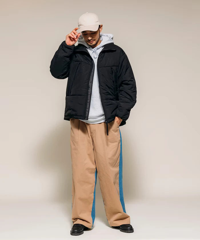 PRIMALOFT PUFF JACKET / Primaloft Stand Collar Puff Jacket / Insulated Blouson
