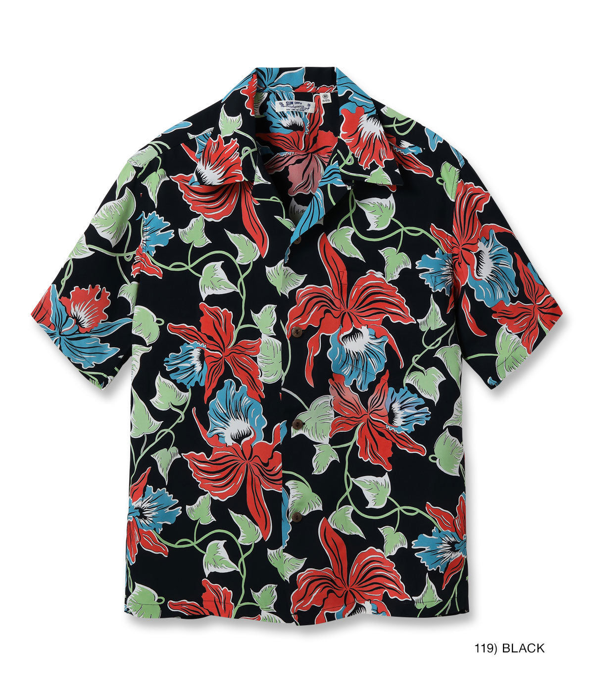 RAYON HAWAIIAN SHIRT “CATTLEYA ORCHID”
