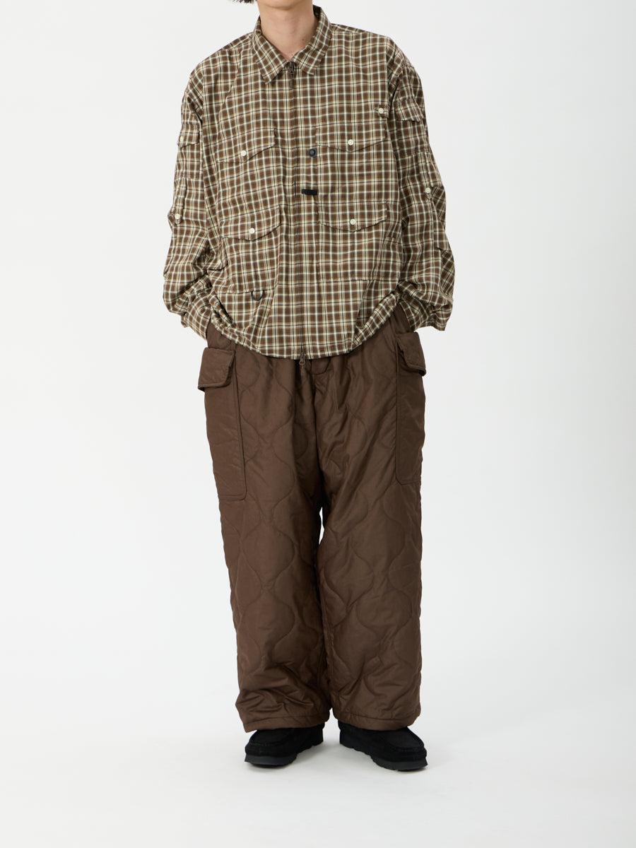 TECH ZIP ANGLER SHIRT L/S PLAIDS