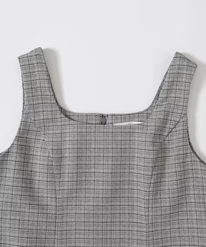 Camilla Check I-Line Dress / Suitable for Setup
