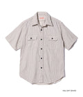 Dobby Stripe Work Shirt (Short Sleeve)