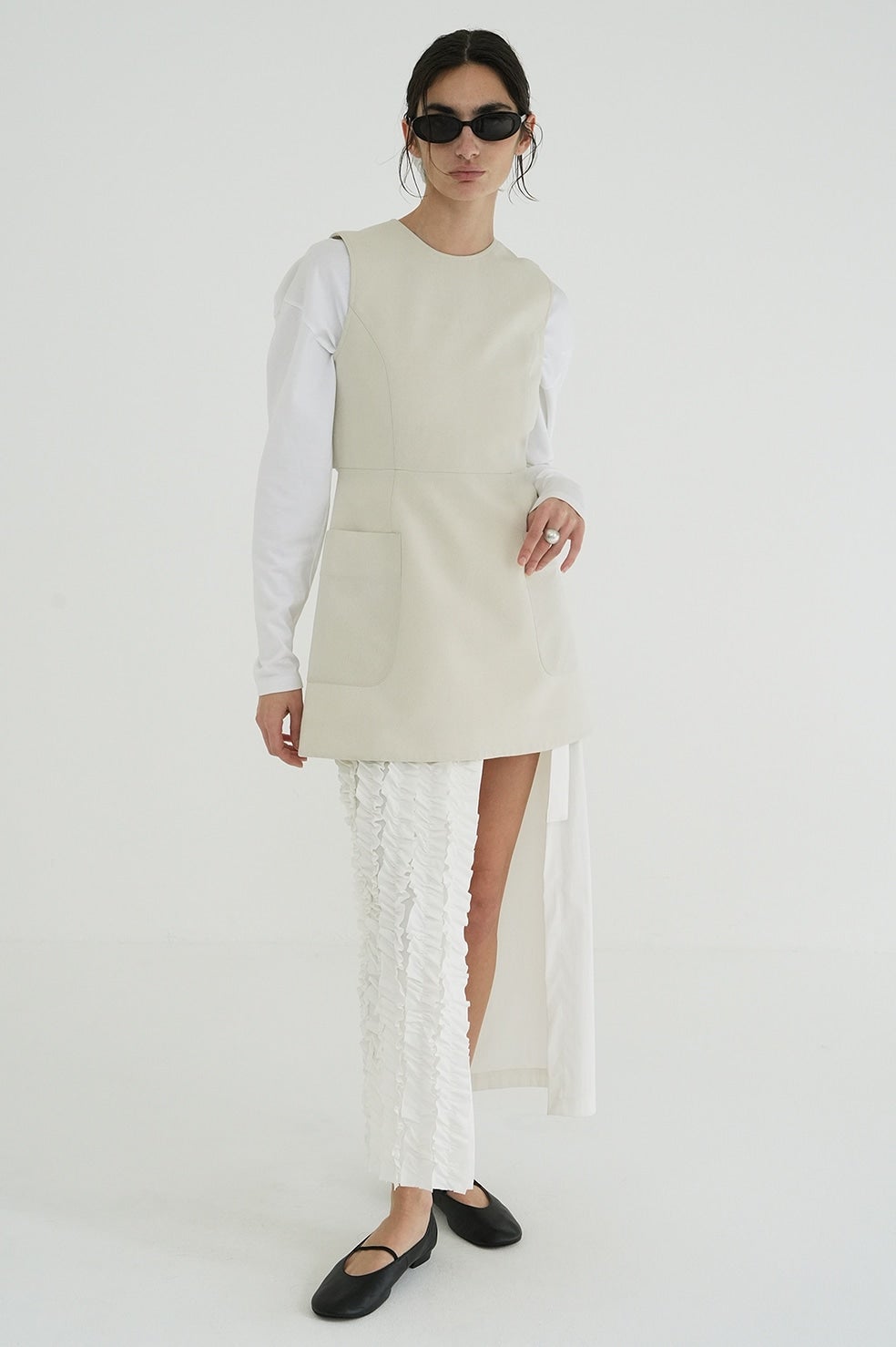FRILL WRAP SKIRT