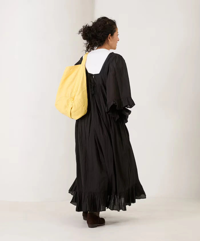 India Square Neck Frilled Dress
