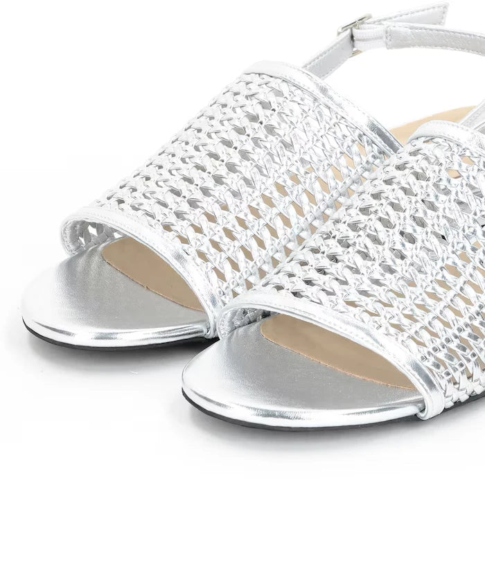 Leather Mesh Sandal