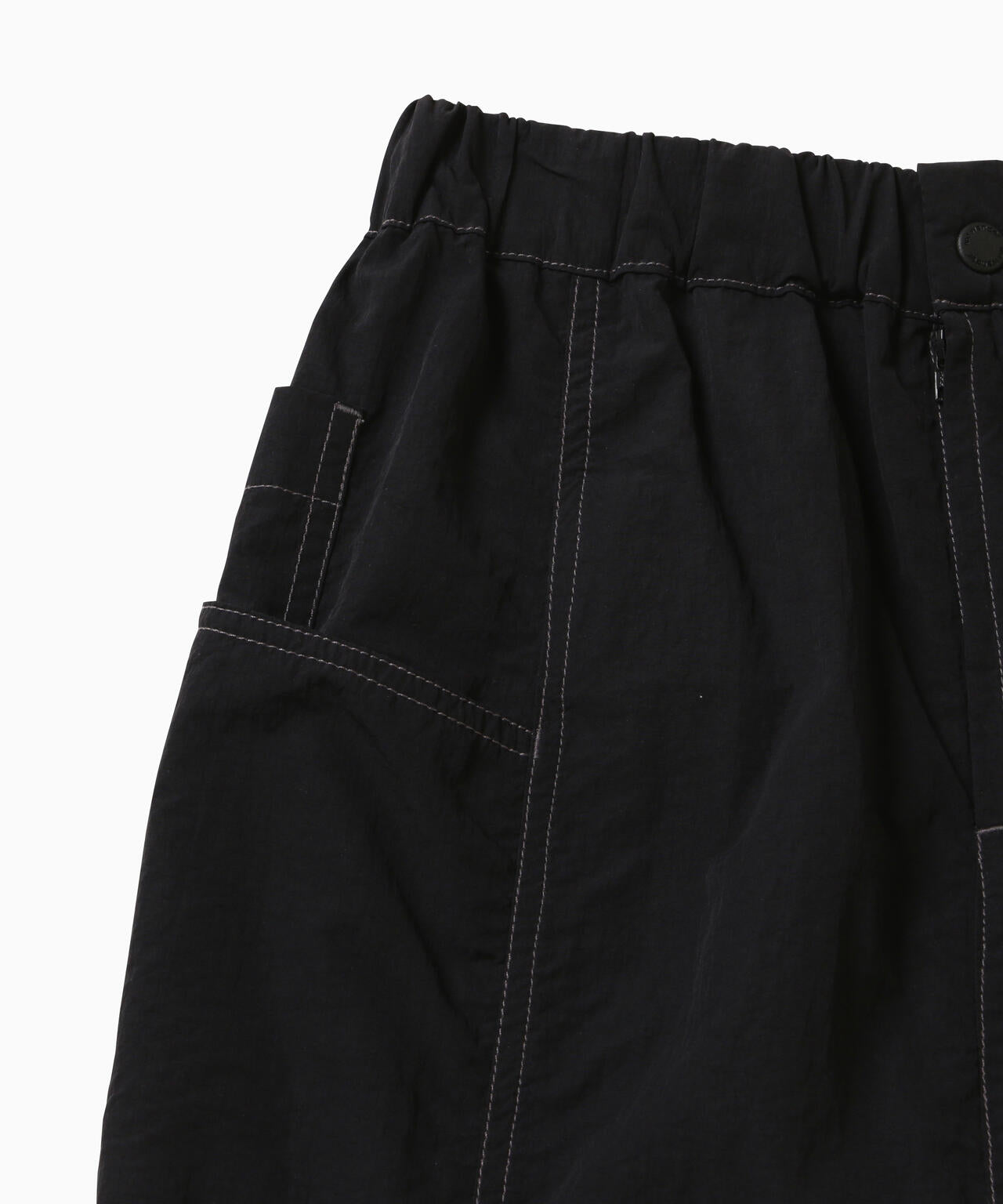 crinkled nylon skirt (W)