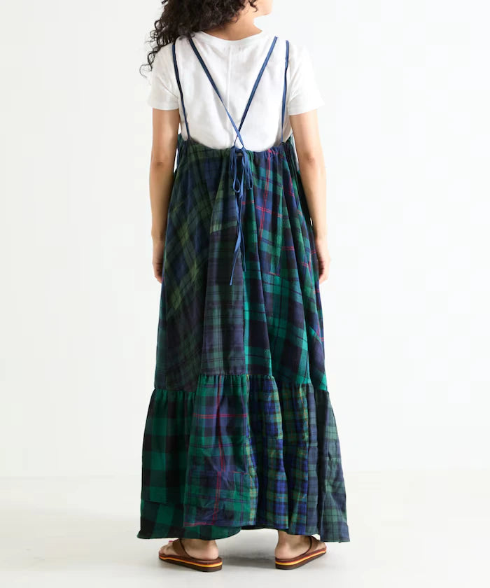 Vintage Remake Check Cami Dress