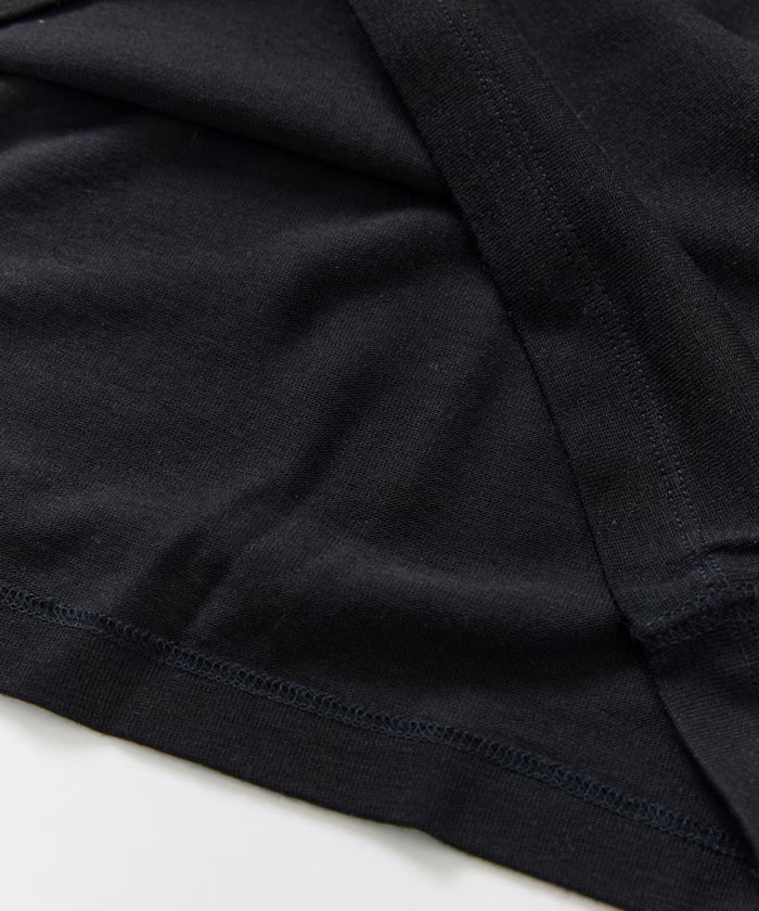 SUPER MERINO WOOL×INKEEP Crew Neck Long Sleeve T-Shirt