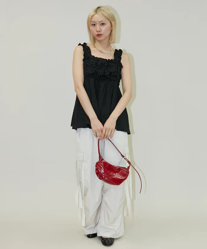 Double Gauze Gathered Camisole Blouse Limited Edition