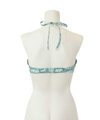 HG Racing Gingham Check Bra Top