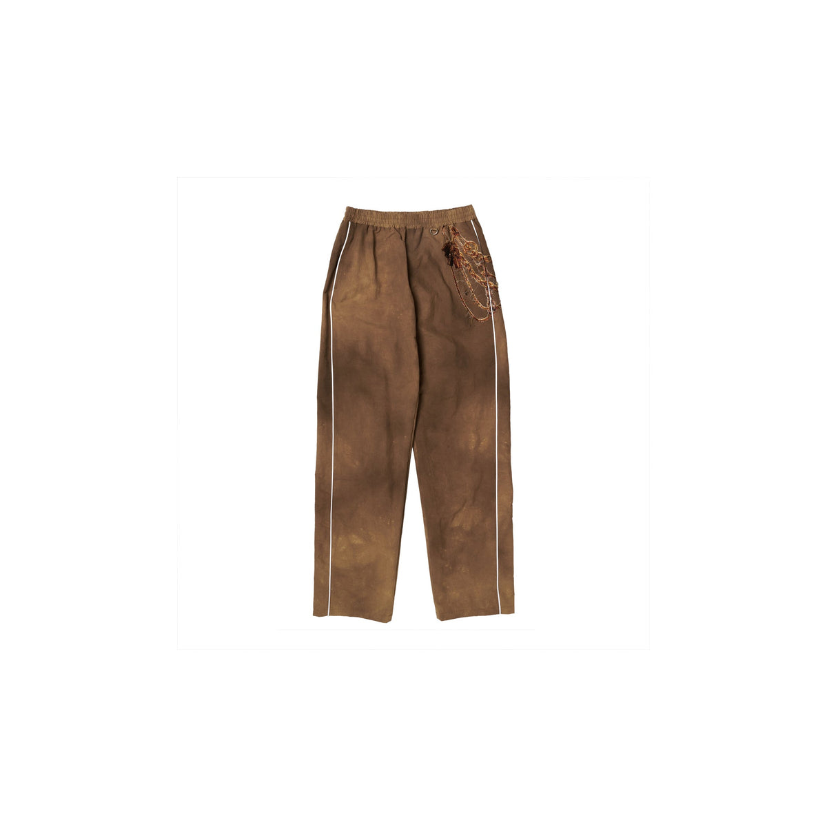 TROMPE L’OEIL EMBROIDERY TRACK PANTS