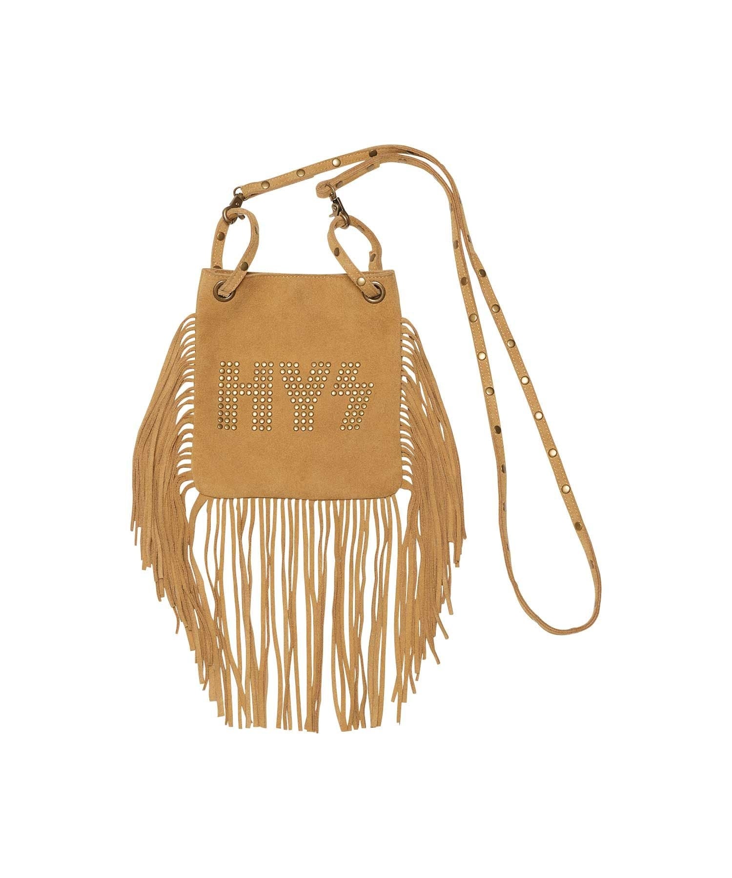 Logo Studs Fringe Mini Bag