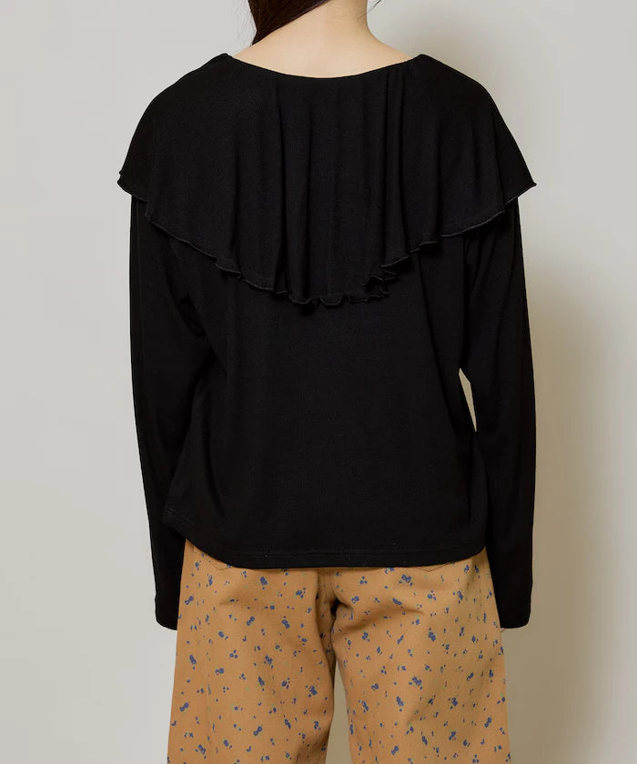Collar Frill Ribbed Cut Sew Limited Edition