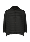 Accordion See-Through Crepe