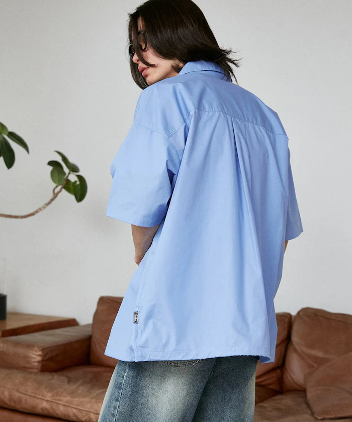 LOVE POP STUDIO Regular Color Half Sleeve Shirt Limited Edition