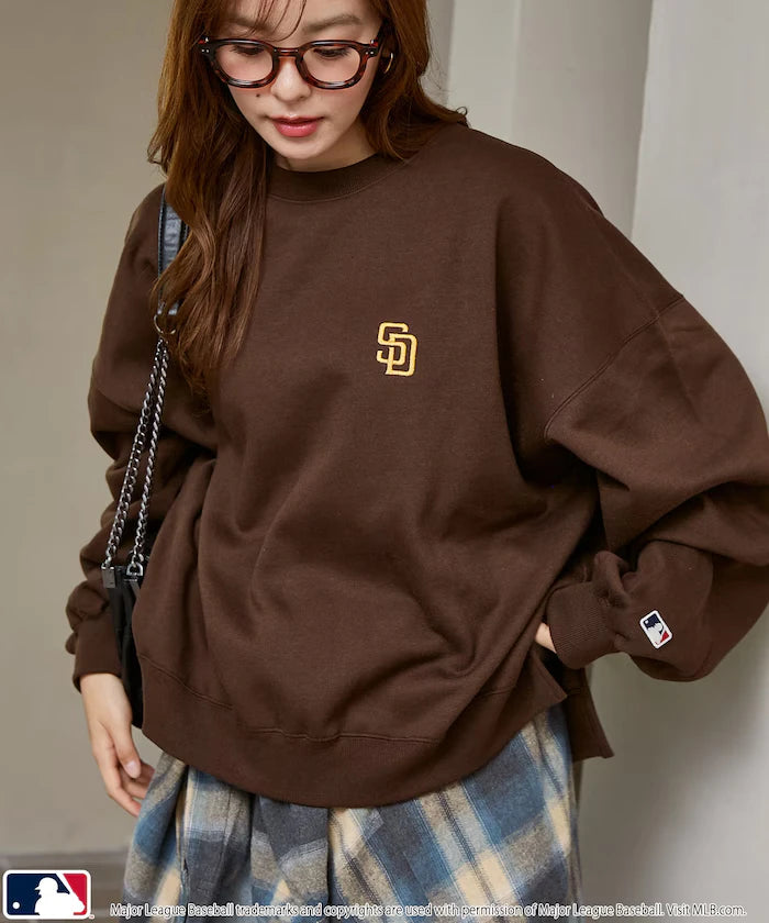Custom MLB Fleece Super Big Silhouette Logos Wet Pullover Limited Edition
