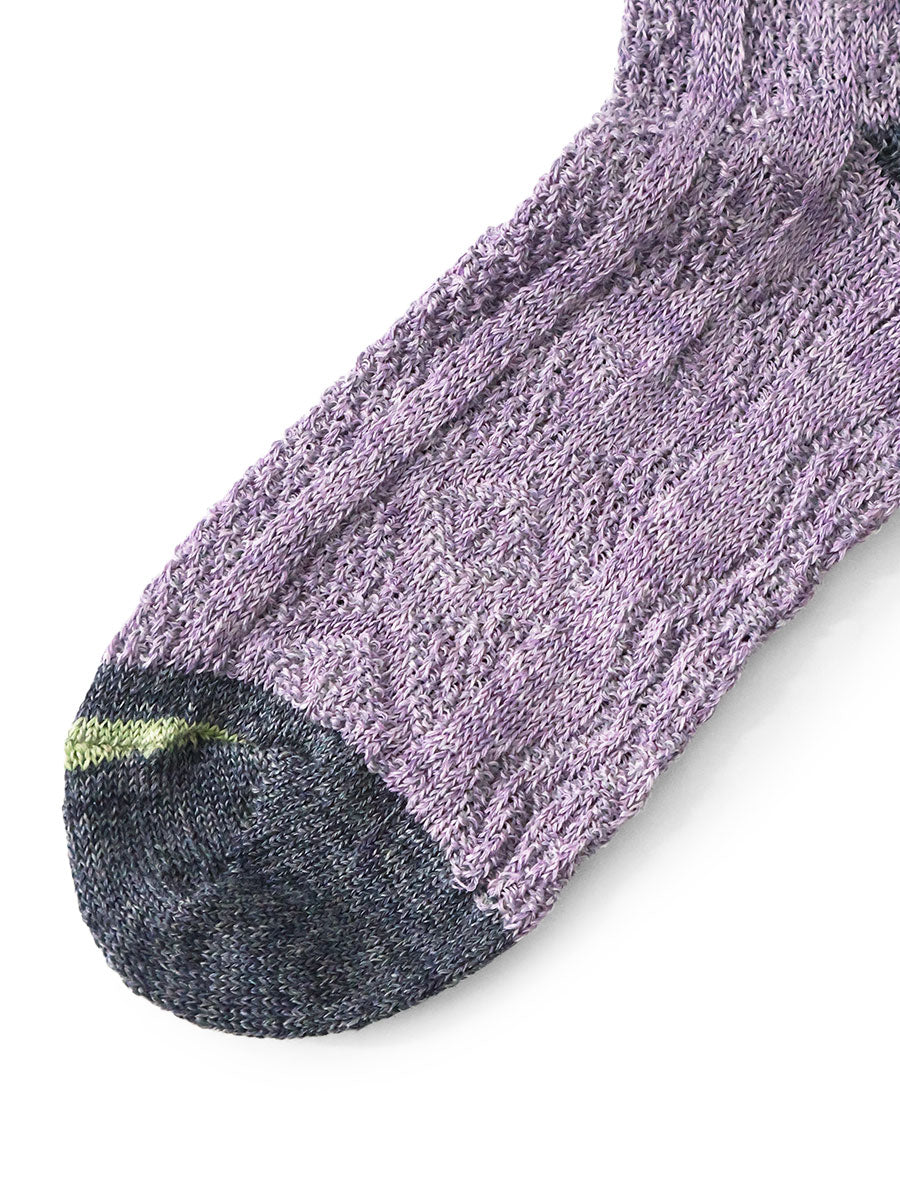 96 Piece Linen Jacquard Kuba Pattern Socks